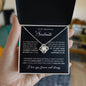 To My Beautiful Soulmate | I Love You, Forever & Always - Love Knot Necklace