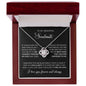 To My Beautiful Soulmate | I Love You, Forever & Always - Love Knot Necklace